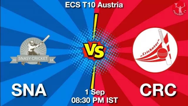 SNA vs CRC ड्रीम11 भविष्यवाणी, फैंटेसी क्रिकेट टीम - 01 सितम्बर 2024