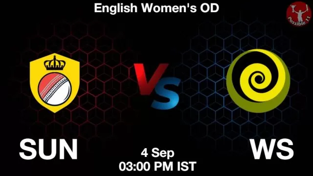SUN vs WS ड्रीम11 भविष्यवाणी, फैंटेसी क्रिकेट टीम - 04 सितम्बर 2024