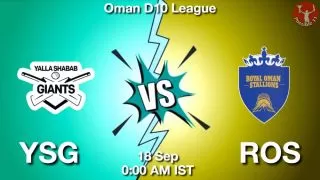 YSG vs ROS Matcch Previews