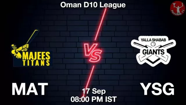 MAT vs YSG ड्रीम11 भविष्यवाणी, फैंटेसी क्रिकेट टीम - 17 सितम्बर 2024