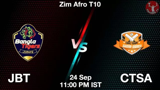 JBT vs CTSA ड्रीम11 भविष्यवाणी, फैंटेसी क्रिकेट टीम - 24 सितम्बर 2024