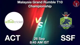ACT vs SSF Matcch Previews