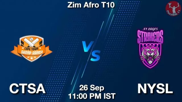 CTSA vs NYSL ड्रीम11 भविष्यवाणी, फैंटेसी क्रिकेट टीम - 26 सितम्बर 2024