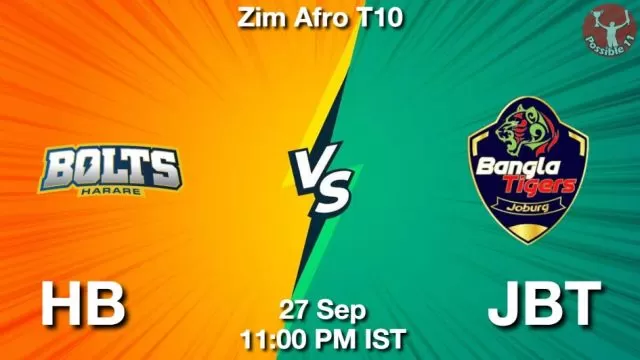 HB vs JBT ड्रीम11 भविष्यवाणी, फैंटेसी क्रिकेट टीम - 27 सितम्बर 2024