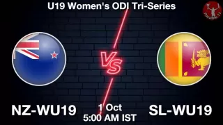 NZ-WU19 vs SL-WU19 Matcch Previews