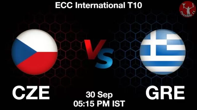 CZE vs GRE ड्रीम11 भविष्यवाणी, फैंटेसी क्रिकेट टीम - 30 सितम्बर 2024