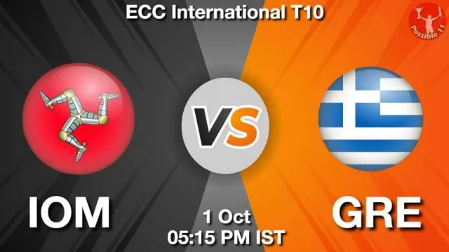 IOM vs GRE ड्रीम11 भविष्यवाणी, फैंटेसी क्रिकेट टीम - 01 अक्टूबर 2024