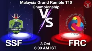 SSF vs FRC Matcch Previews