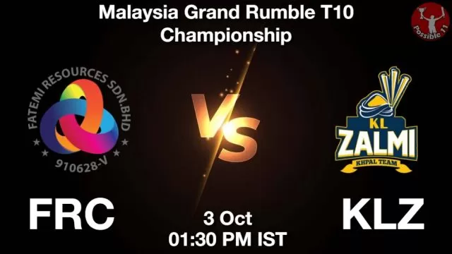 FRC vs KLZ ड्रीम11 भविष्यवाणी, फैंटेसी क्रिकेट टीम - 03 अक्टूबर 2024