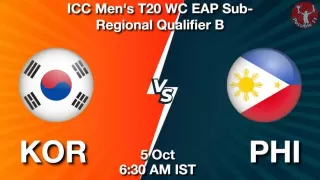 KOR vs PHI Matcch Previews