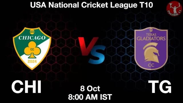 CHI vs TG ड्रीम11 भविष्यवाणी, फैंटेसी क्रिकेट टीम - 08 अक्टूबर 2024