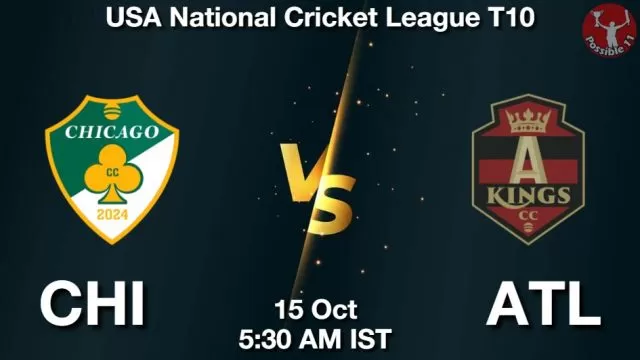 CHI vs ATL ड्रीम11 भविष्यवाणी, फैंटेसी क्रिकेट टीम - 15 अक्टूबर 2024