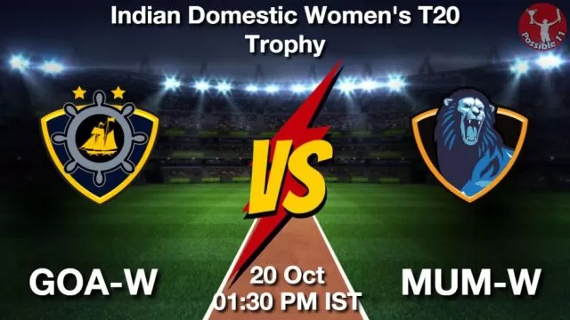 GOA-W vs MUM-W ड्रीम11 भविष्यवाणी, फैंटेसी क्रिकेट टीम - 20 अक्टूबर 2024