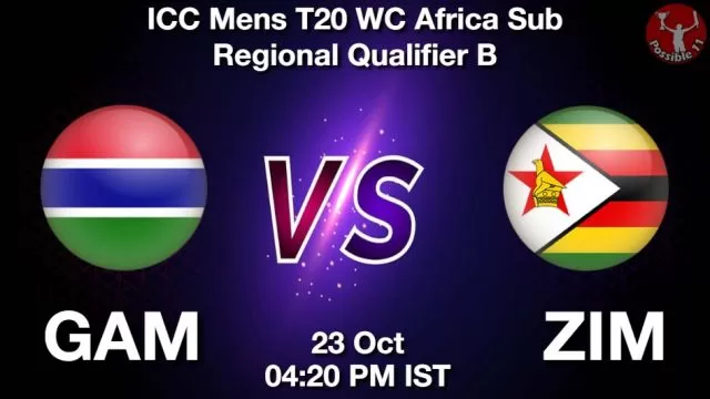 GAM vs ZIM ड्रीम11 भविष्यवाणी, फैंटेसी क्रिकेट टीम - 23 अक्टूबर 2024