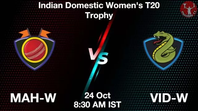 MAH-W vs VID-W ड्रीम11 भविष्यवाणी, फैंटेसी क्रिकेट टीम - 24 अक्टूबर 2024