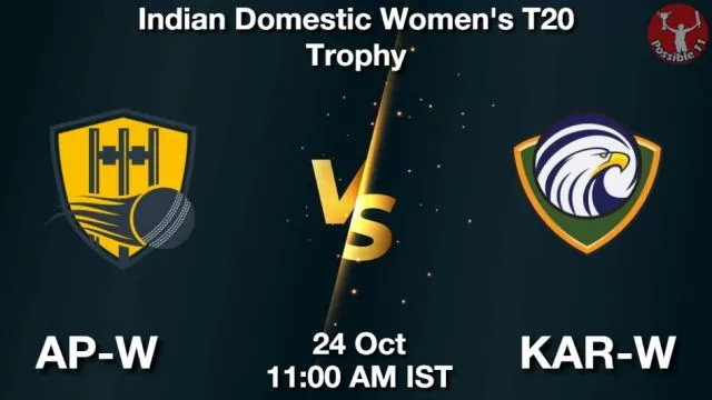 AP-W vs KAR-W ड्रीम11 भविष्यवाणी, फैंटेसी क्रिकेट टीम - 24 अक्टूबर 2024
