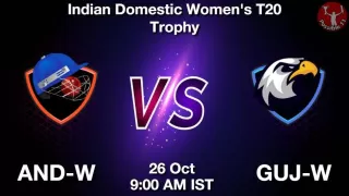 AND-W vs GUJ-W Matcch Previews