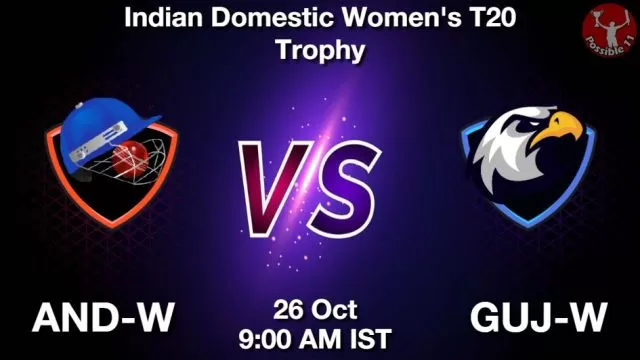 AND-W vs GUJ-W ड्रीम11 भविष्यवाणी, फैंटेसी क्रिकेट टीम - 26 अक्टूबर 2024