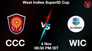 CCC vs WIC Matcch Previews