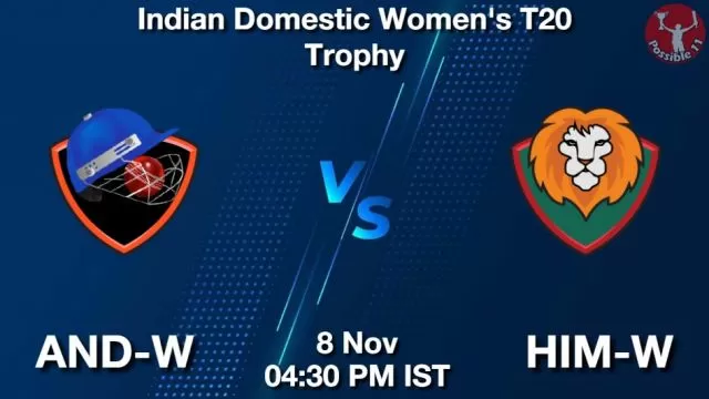 AND-W vs HIM-W ड्रीम11 भविष्यवाणी, फैंटेसी क्रिकेट टीम - 08 नवंबर 2024