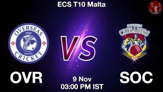 OVR vs SOC Matcch Previews