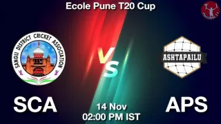 SCA vs APS Matcch Previews