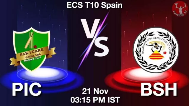 PIC vs BSH ड्रीम11 भविष्यवाणी, फैंटेसी क्रिकेट टीम - 21 नवंबर 2024