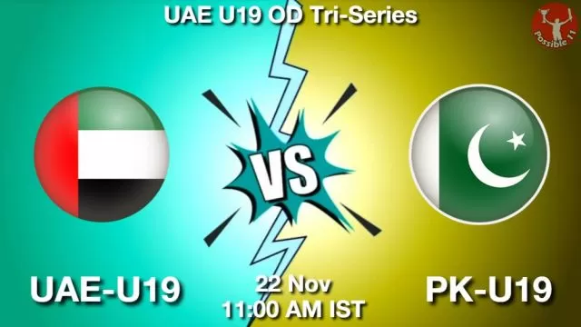 UAE-U19 vs PK-U19 ड्रीम11 भविष्यवाणी, फैंटेसी क्रिकेट टीम - 22 नवंबर 2024