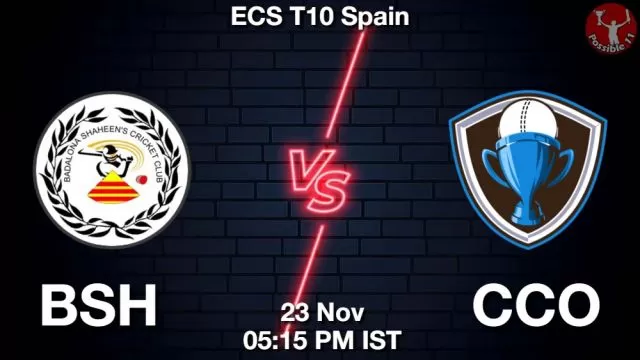 BSH vs CCO ड्रीम11 भविष्यवाणी, फैंटेसी क्रिकेट टीम - 23 नवंबर 2024