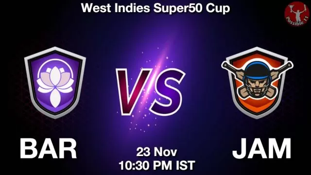 BAR vs JAM ड्रीम11 भविष्यवाणी, फैंटेसी क्रिकेट टीम - 23 नवंबर 2024