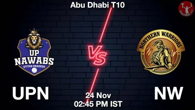 UPN vs NW ड्रीम11 भविष्यवाणी, फैंटेसी क्रिकेट टीम - 24 नवंबर 2024