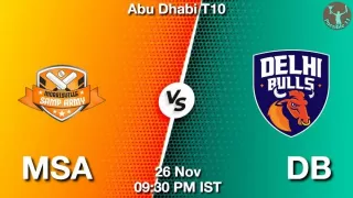 MSA vs DB Matcch Previews