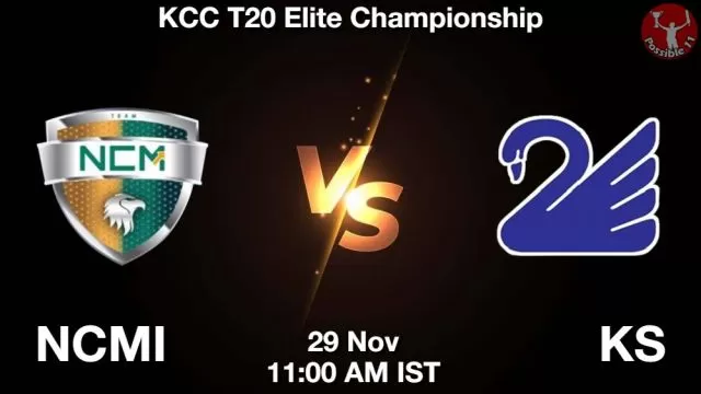 NCMI vs KS ड्रीम11 भविष्यवाणी, फैंटेसी क्रिकेट टीम - 29 नवंबर 2024