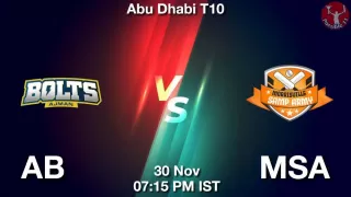 AB vs MSA Matcch Previews