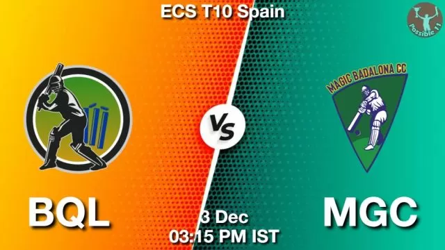 BQL vs MGC ड्रीम11 भविष्यवाणी, फैंटेसी क्रिकेट टीम - 03 दिसंबर 2024