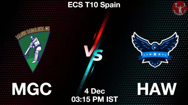 MGC vs HAW ड्रीम11 भविष्यवाणी, फैंटेसी क्रिकेट टीम - 04 दिसंबर 2024