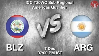 BLZ vs ARG Matcch Previews