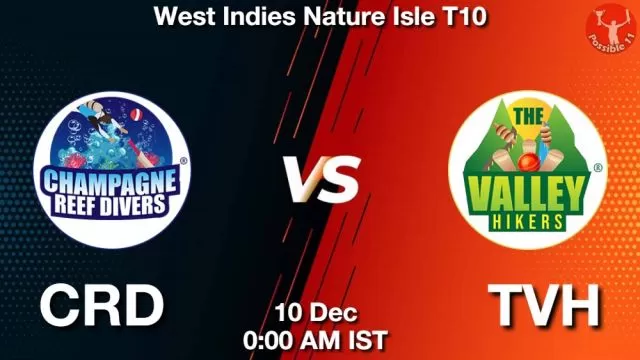 CRD vs TVH ड्रीम11 भविष्यवाणी, फैंटेसी क्रिकेट टीम - 10 दिसंबर 2024