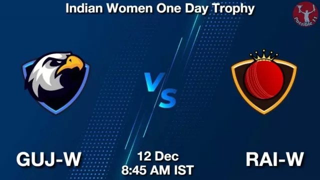 GUJ-W vs RAI-W ड्रीम11 भविष्यवाणी, फैंटेसी क्रिकेट टीम - 12 दिसंबर 2024