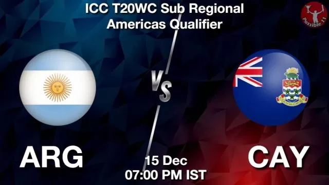 ARG vs CAY ड्रीम11 भविष्यवाणी, फैंटेसी क्रिकेट टीम - 15 दिसंबर 2024