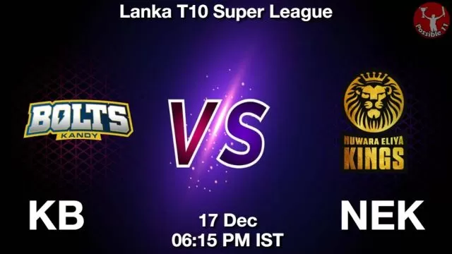 KB vs NEK ड्रीम11 भविष्यवाणी, फैंटेसी क्रिकेट टीम - 17 दिसंबर 2024
