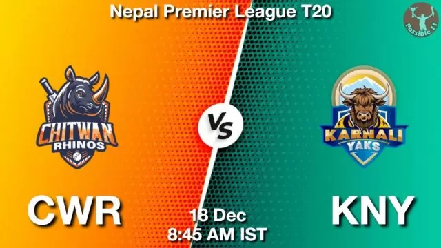 CWR vs KNY ड्रीम11 भविष्यवाणी, फैंटेसी क्रिकेट टीम - 18 दिसंबर 2024