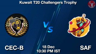 CEC-B vs SAF Matcch Previews
