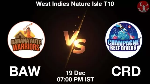BAW vs CRD ड्रीम11 भविष्यवाणी, फैंटेसी क्रिकेट टीम - 19 दिसंबर 2024