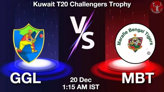GGL vs MBT ड्रीम11 भविष्यवाणी, फैंटेसी क्रिकेट टीम - 20 दिसंबर 2024
