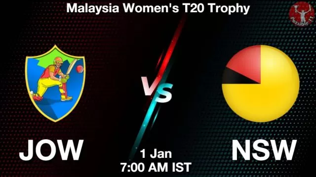 JOW vs NSW ड्रीम11 भविष्यवाणी, फैंटेसी क्रिकेट टीम - 01 जनवरी 2025