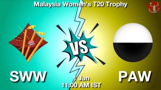 SWW vs PAW ड्रीम11 भविष्यवाणी, फैंटेसी क्रिकेट टीम - 01 जनवरी 2025