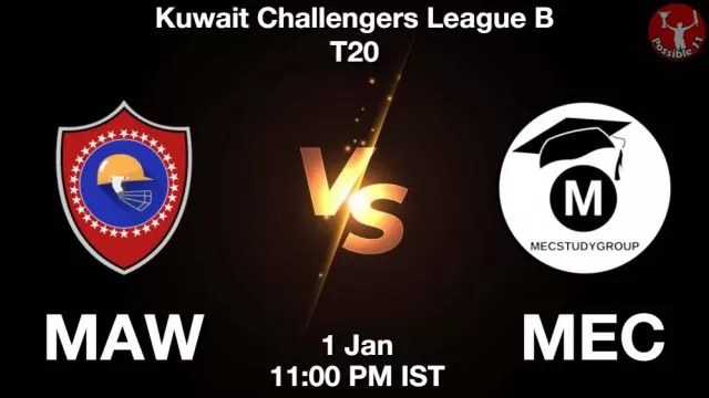 MAW vs MEC ड्रीम11 भविष्यवाणी, फैंटेसी क्रिकेट टीम - 01 जनवरी 2025
