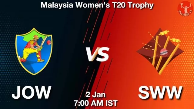 JOW vs SWW ड्रीम11 भविष्यवाणी, फैंटेसी क्रिकेट टीम - 02 जनवरी 2025