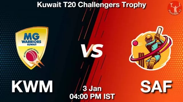 KWM vs SAF ड्रीम11 भविष्यवाणी, फैंटेसी क्रिकेट टीम - 03 जनवरी 2025